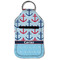 Anchors & Waves Sanitizer Holder Keychain - Small (Front Flat)