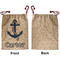 Anchors & Waves Santa Bag - Approval - Front
