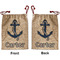 Anchors & Waves Santa Sack - Front & Back (Personalized)