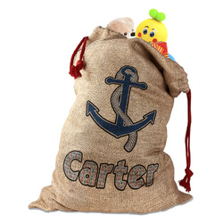 Anchors & Waves Santa Sack (Personalized)