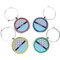 Anchors & Waves Wine Charms (Set of 4) (Personalized)
