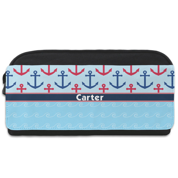 Custom Anchors & Waves Shoe Bag (Personalized)