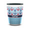 Anchors & Waves Shot Glass - Two Tone - FRONT