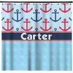 Anchors & Waves Shower Curtain - Custom Size (Personalized)