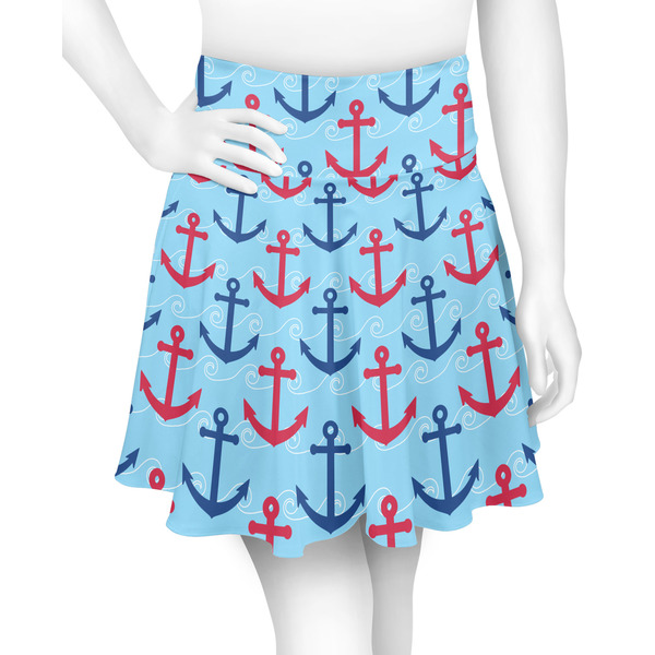 Custom Anchors & Waves Skater Skirt - Large