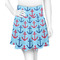 Anchors & Waves Skater Skirt - X Small