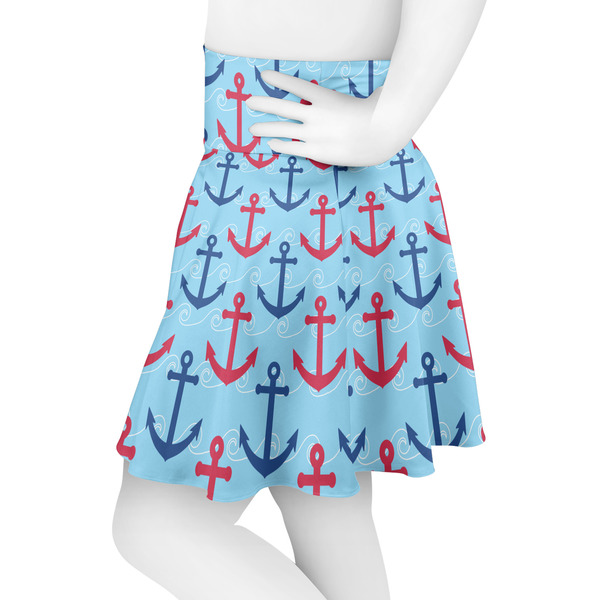 Anchors & Waves Skater Skirt - Side