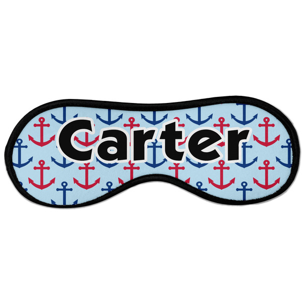 Anchors & Waves Sleeping Eye Mask - Front Large