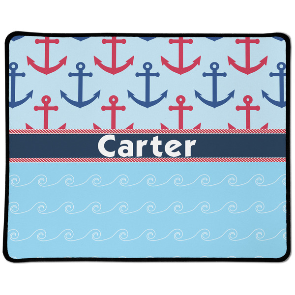 Custom Anchors & Waves Large Gaming Mouse Pad - 12.5" x 10" (Personalized)