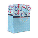 Anchors & Waves Small Gift Bag (Personalized)