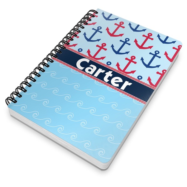 Anchors & Waves Spiral Journal 7 x 10 - Main