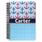 Anchors & Waves Spiral Notebook - 7x10 w/ Name or Text