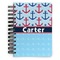 Anchors & Waves Spiral Journal Small - Front View