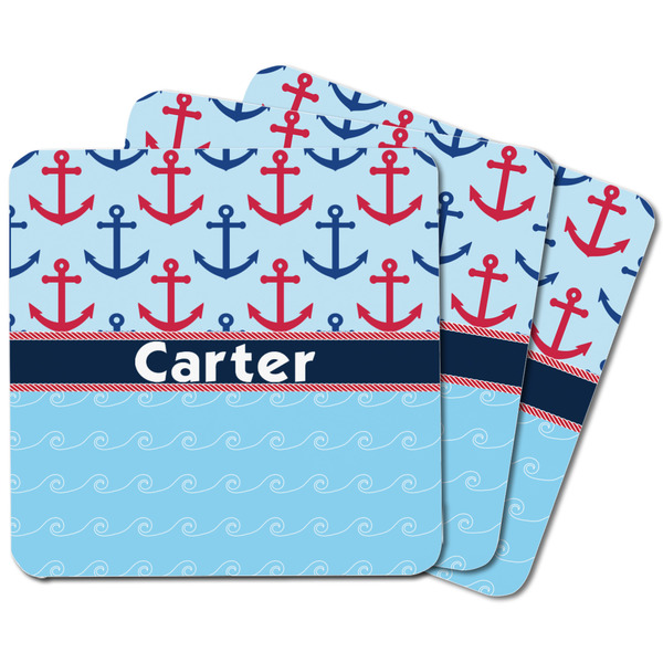 Anchors & Waves Square Fridge Magnet - MAIN