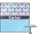 Anchors & Waves Square Table Top - 30" (Personalized)