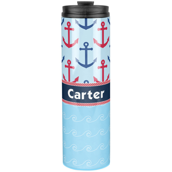 Anchors & Waves Stainless Steel Tumbler 20 Oz - Front