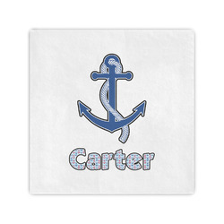 Anchors & Waves Cocktail Napkins (Personalized)