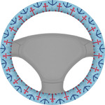 Anchors & Waves Steering Wheel Cover