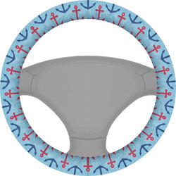 Anchors & Waves Steering Wheel Cover (Personalized)