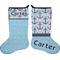 Anchors & Waves Holiday Stocking - Double-Sided - Neoprene (Personalized)