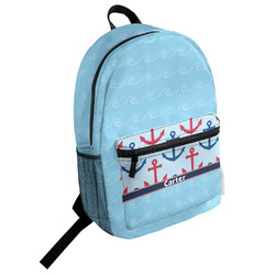 Anchors & Waves Student Backpack (Personalized)