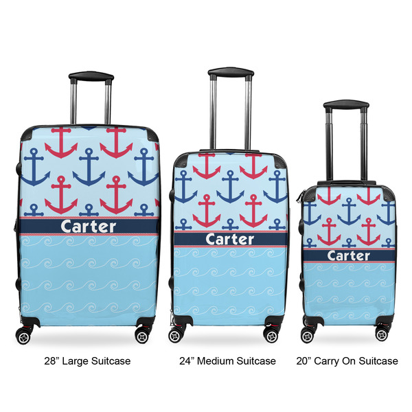 Anchors & Waves Suitcase Set 1 - APPROVAL