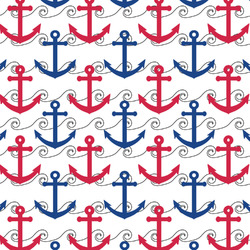 Anchors & Waves Fabric by the Yard