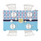 Anchors & Waves Tablecloths (58"x102") - TOP VIEW