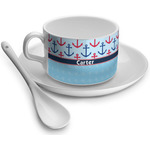 Anchors & Waves Tea Cup (Personalized)