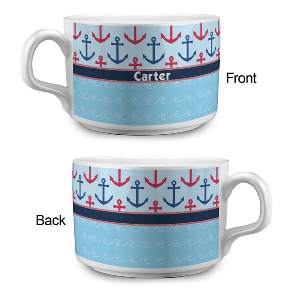 Anchors & Waves Tea Cup - Single Apvl
