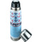 Anchors & Waves Thermos - Lid Off
