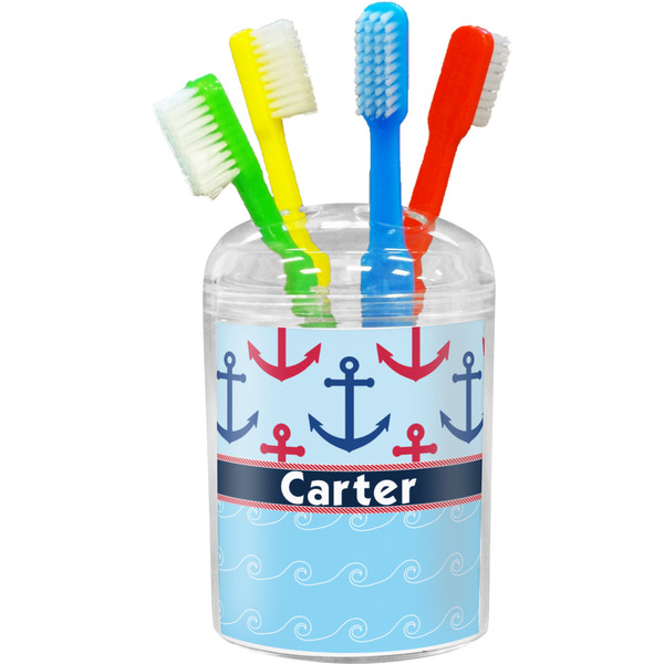 Custom Anchors & Waves Toothbrush Holder (Personalized)