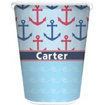 Anchors & Waves Waste Basket (Personalized)