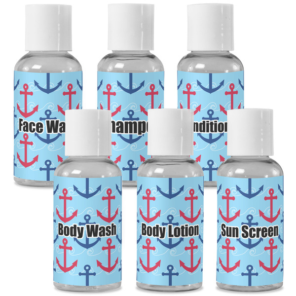 Custom Anchors & Waves Travel Bottles (Personalized)