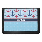 Anchors & Waves Trifold Wallet (Personalized)