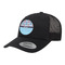 Anchors & Waves Trucker Hat - Black (Personalized)