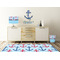 Anchors & Waves Wall Graphic Decal Wooden Desk