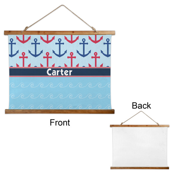 Anchors & Waves Wall Hanging Tapestry - Landscape - APPROVAL