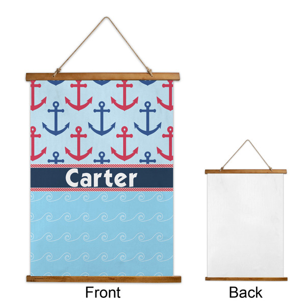 Anchors & Waves Wall Hanging Tapestry - Portrait - APPROVAL