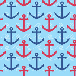 Anchors & Waves Wallpaper & Surface Covering