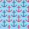 Anchors & Waves Wallpaper & Surface Covering (Peel & Stick 24"x 24" Sample)