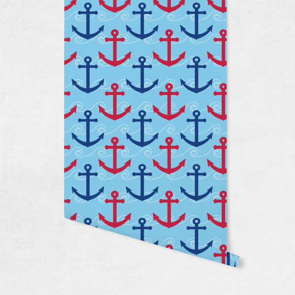Anchors & Waves Wallpaper on Wall