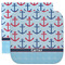 Anchors & Waves Facecloth / Wash Cloth (Personalized)