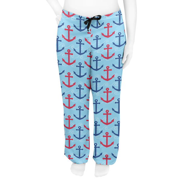 Anchors & Waves Women's Pj on model - Front