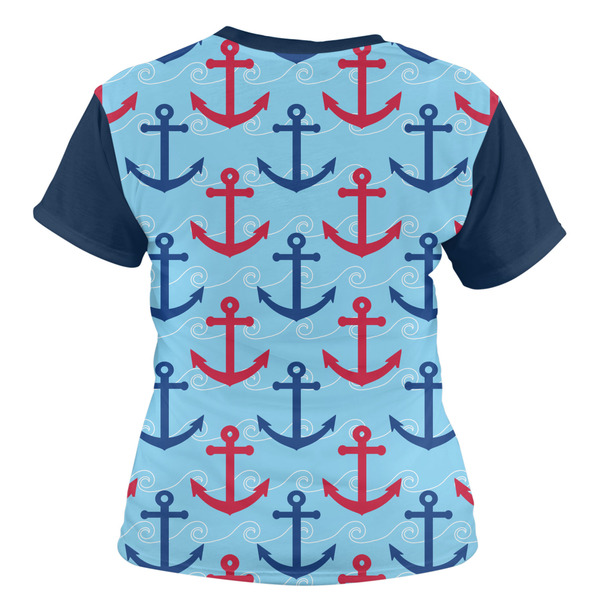 Anchors & Waves Women's T-shirt Back