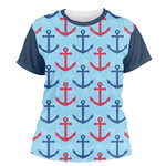 Anchors & Waves Women's Crew T-Shirt - X Large