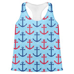 Anchors & Waves Womens Racerback Tank Top - 2X Large