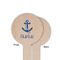 Anchors & Waves Wooden 6" Food Pick - Round - Single Sided - Front & Back