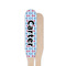 Anchors & Waves Wooden Food Pick - Paddle - Single Sided - Front & Back