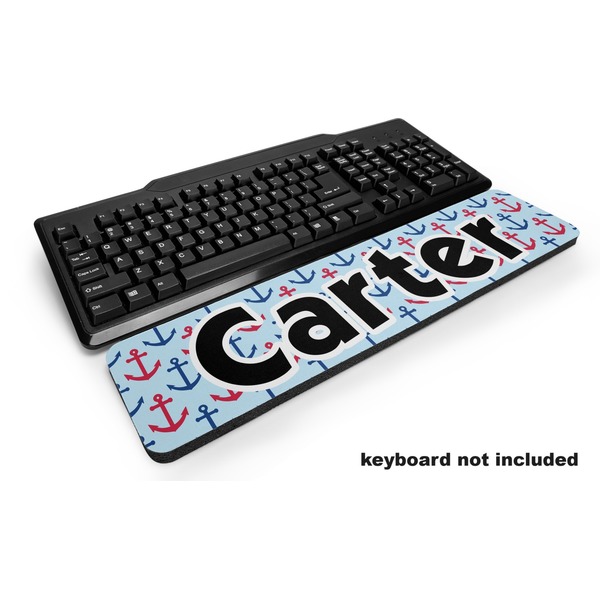 Custom Anchors & Waves Keyboard Wrist Rest (Personalized)